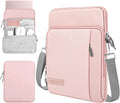 Sleeve Case with Shoulder Strap for Tablet/Laptop, 13.3-14", Pink | Fit Macbook Neo 13 Inch 2026 Model A3404 with A18 Pro Chip, Carrying Case with Shoulder Strap