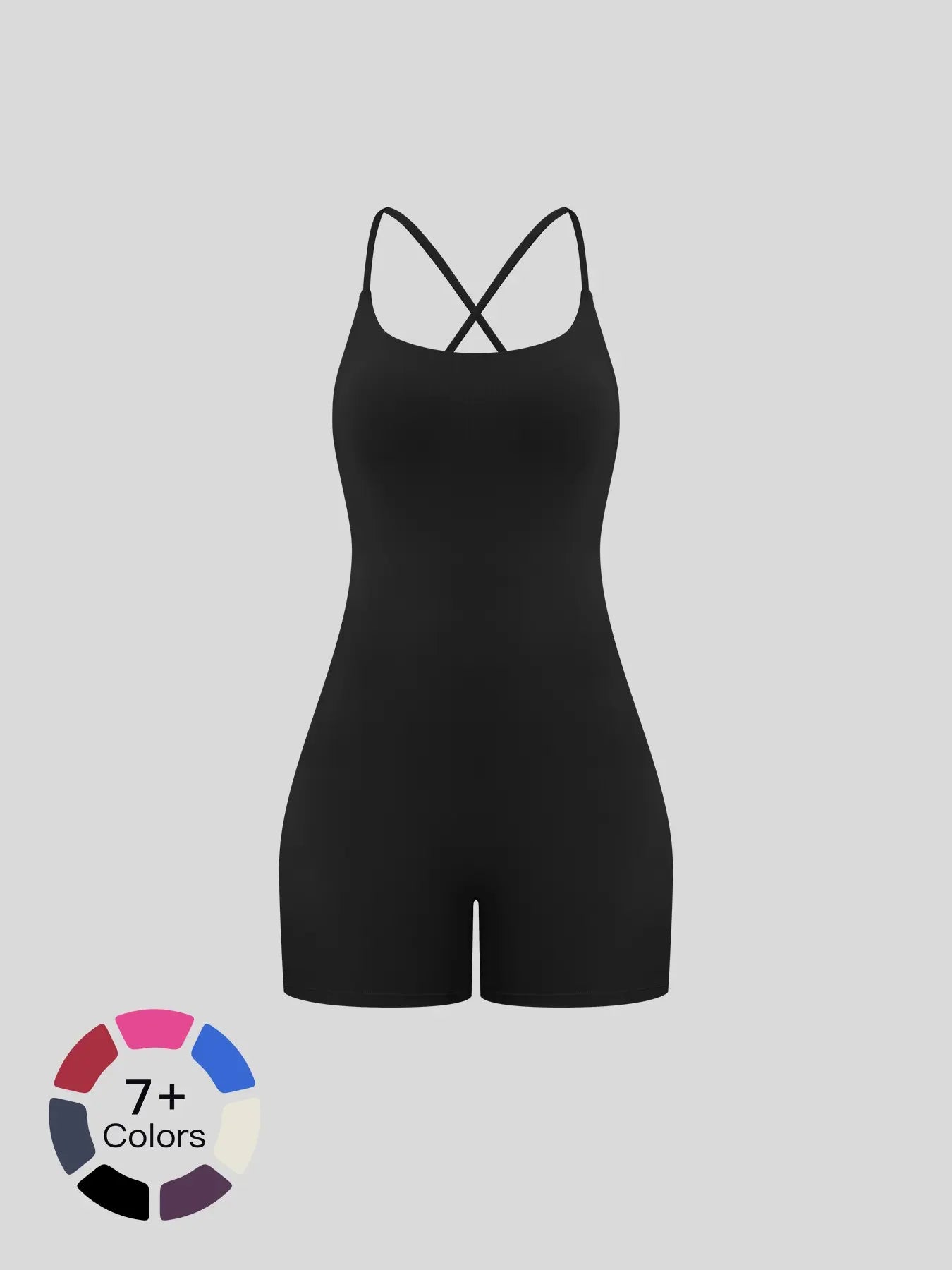 Cross-Border Backless Yoga, Fitness Dance Bodysuit, Butt Lifting, Ruched Micro Flare, Seamless Design, Ideal for Workout & Dance, Sleeveless Yoga Jumpsuits, Activewear Jumpsuit