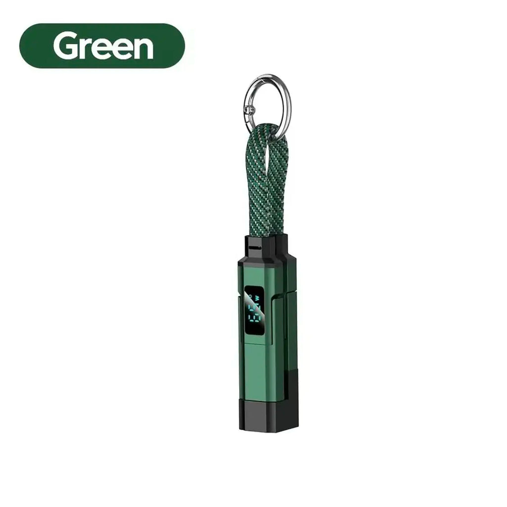 65W 4-In-1 Magnetic Charging Keychain: The Ultimate Travel Companion for Fast Charging and Compatibility with All Your Devices