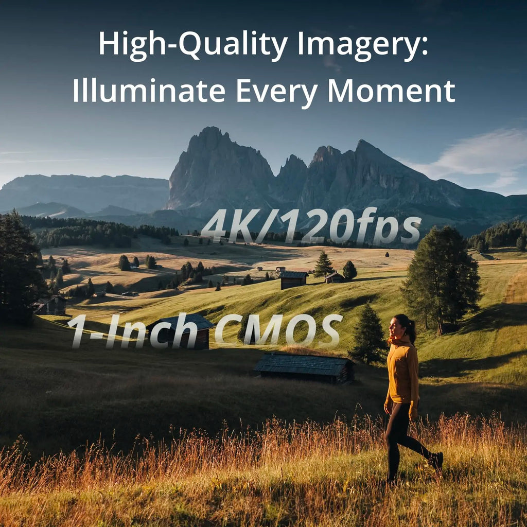 Capture Your World with the DJI Osmo Pocket 3: The Ultimate Vlogging Camera Featuring 1'' CMOS Sensor and Stunning 4K/120fps Video