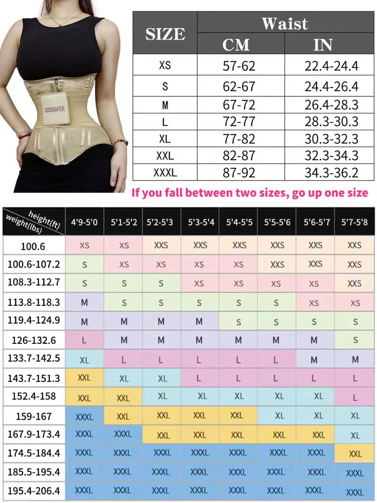 QUISHAPER Breathable Waist Trainer Belt Cincher Trimmer Tummy Control Body Shaper Women and Men for Corset Sport Workout Postpartum Belly Band Gym Beauty Shapewear Girdle Zipper Hooks Womenswear