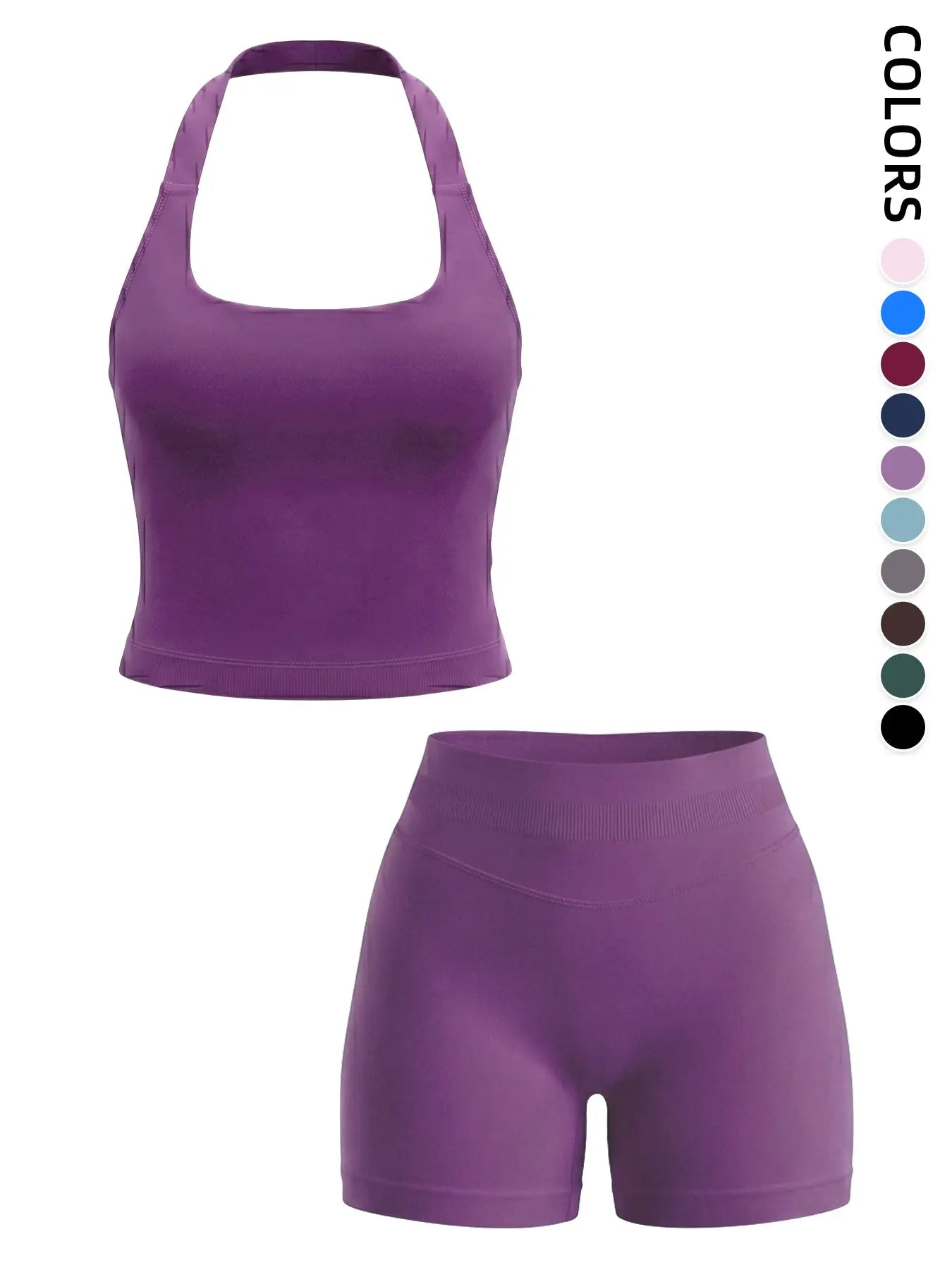 High-Waisted Backless Yoga Set, Quick-Dry Fitness Wear, Enhances Butt Lift, Ideal for Workout & Exercise, Comfortable & Stylish Design