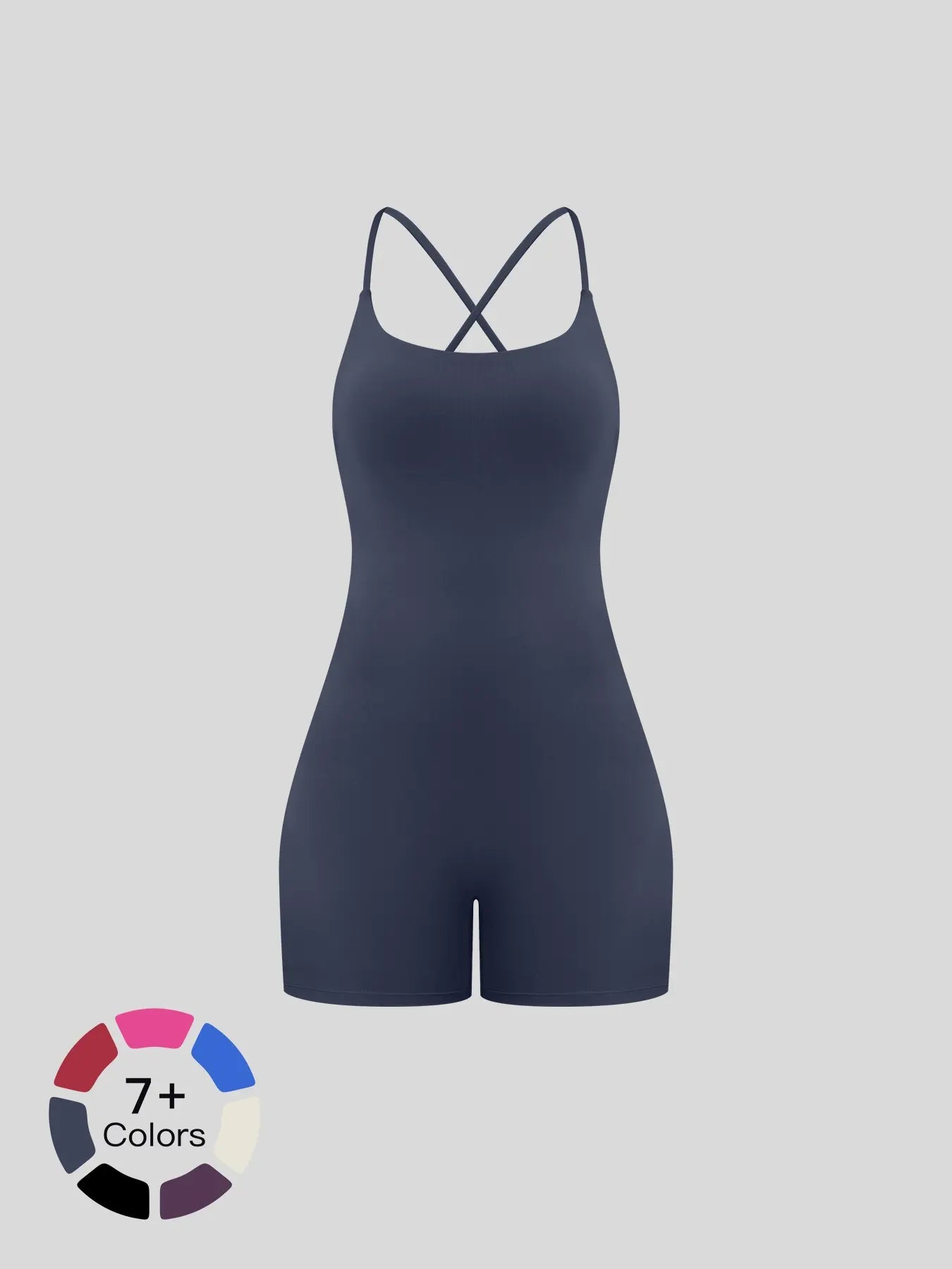 Cross-Border Backless Yoga, Fitness Dance Bodysuit, Butt Lifting, Ruched Micro Flare, Seamless Design, Ideal for Workout & Dance, Sleeveless Yoga Jumpsuits, Activewear Jumpsuit