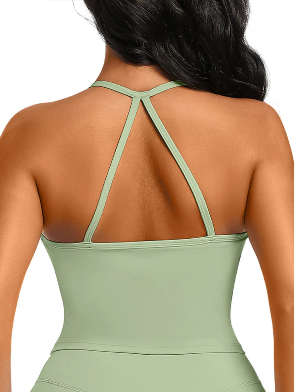 Women'S Solid Color Sporty Tank Top and Long Pants Set, Summer Comfortable Yoga, Casual Slim-Fit Mid-Waist Clothing Set, Athleisure Outfits