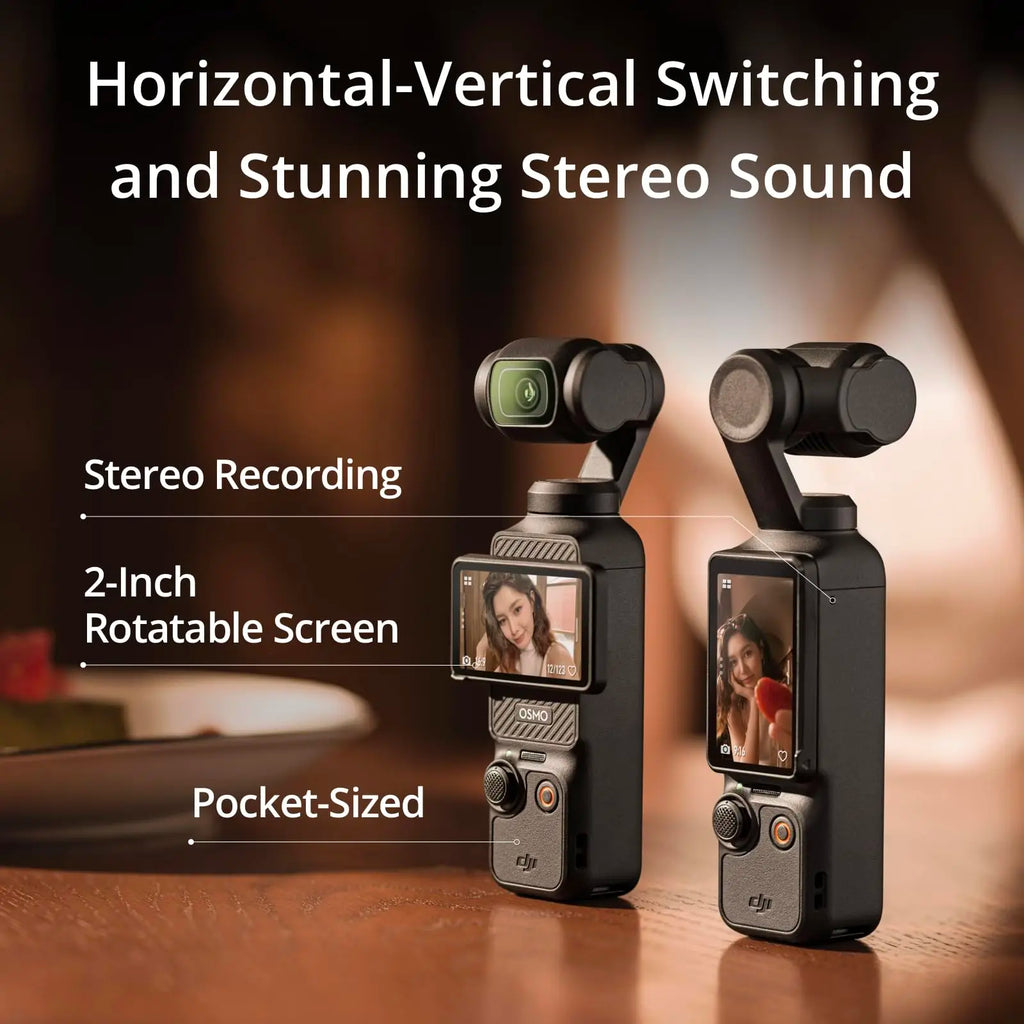 Capture Your World with the DJI Osmo Pocket 3: The Ultimate Vlogging Camera Featuring 1'' CMOS Sensor and Stunning 4K/120fps Video