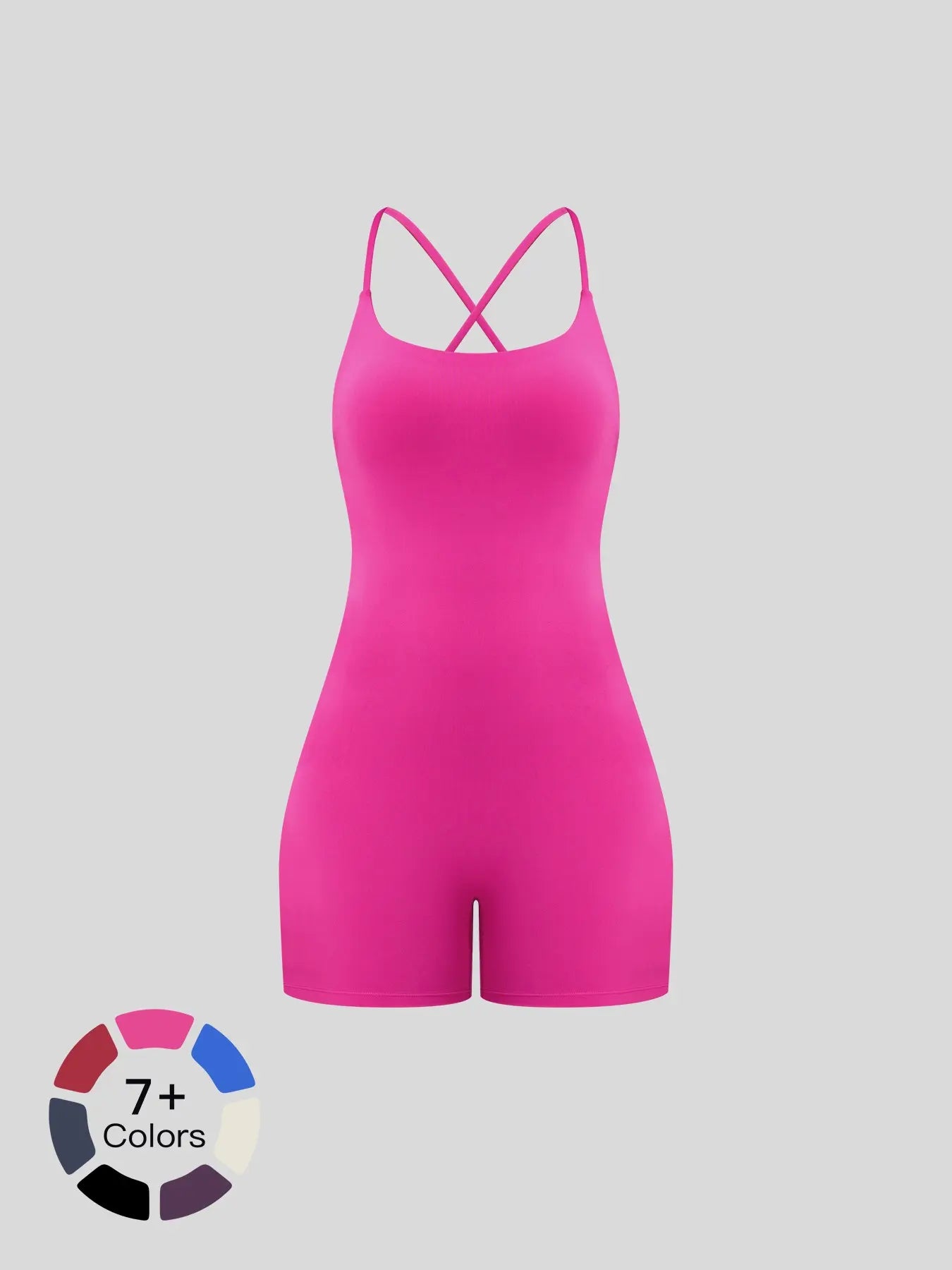 Cross-Border Backless Yoga, Fitness Dance Bodysuit, Butt Lifting, Ruched Micro Flare, Seamless Design, Ideal for Workout & Dance, Sleeveless Yoga Jumpsuits, Activewear Jumpsuit